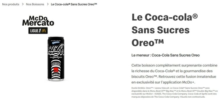 Oreo et MacDo France